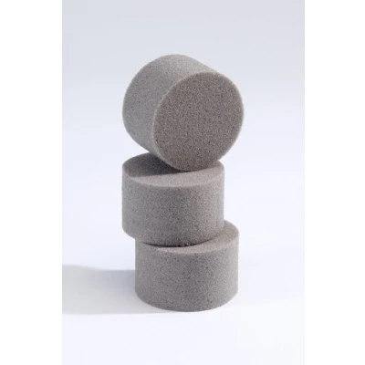 Image of 3 x Oasis SEC Dry Round Cylinder for Silk Artificial Flowers Florist Floral Craft Floristry Wedding Designs &amp; Displays