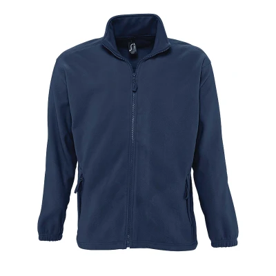 Image of SOLS Mens North Full Zip Outdoor Fleece Jacket (Navy) Size X Large