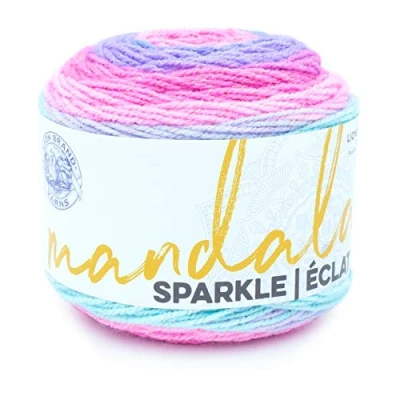 Image of Lion Brand Yarn , 94 Acrylic/6 Percent Metallic Poly,Multicolor (Draco 313),One Size