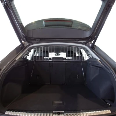 Image of Travall Dog Guard compatible with Audi Q3 (2018 Current) Vehicle Specific Boot Tailored Fit Luggage Pet Barrier Separator Heavy Duty Powder Coated Steel