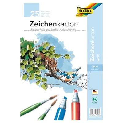 Image of Drawing Cardboard 200G Din A3 25 Sheets