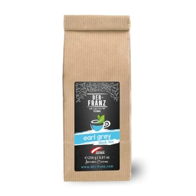Image of Der Franz Black Tea „Earl Grey“ in whole leaves, 250 g