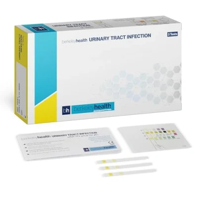 Image of Berkeley Health UTI Self Test Kit Urinary Tract Infection Home Urine 3 Tests Fast &amp; 99% Accurate Easy to Follow