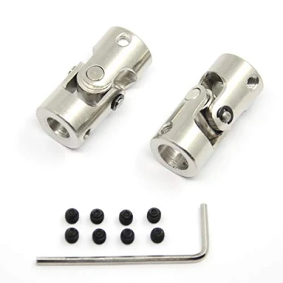Image of Befenybay 2 Pcs 8mm to 10mm Universal Joint Shaft Coupling With Screws for Motor