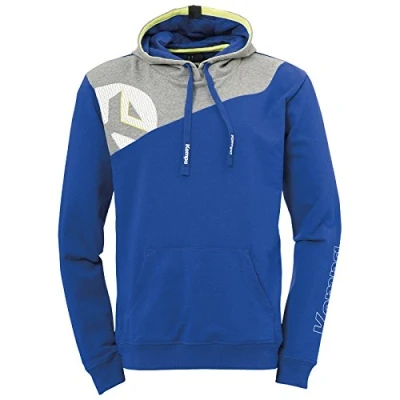 Image of Kempa Kemri Men Core 2.0 Hoodie Men&#039;s Royal/Dark Grey Melange, XX Large