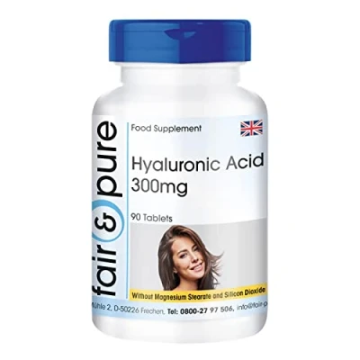Image of Fair &amp; Pure® Hyaluronic Acid Supplement 300mg Vegan 90 Tablets