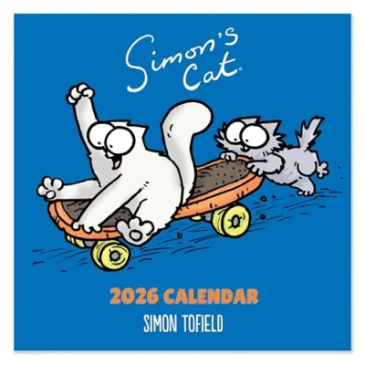 Image of 2026 Simon&#039;s Cat Square Wall Calendar