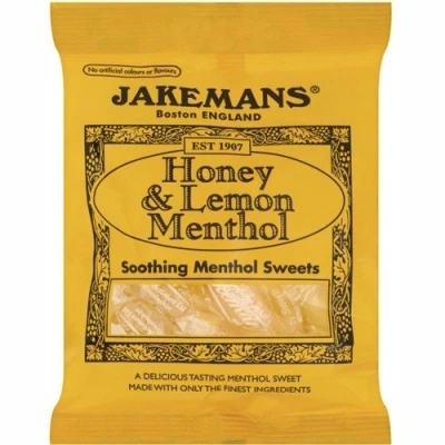 Image of (2 Pack) Jakemans Honey &amp; Lemon Bag 100g 2 PACK BUNDLE