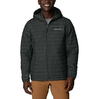 Image of Columbia Men&#039;s Silver Falls Hooded Jacket, Puffer Shark, Size XL