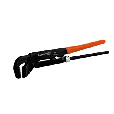 Image of Bahco 142 &quot;Swedish Model Pipe Wrench, Red/Black, 426 mm
