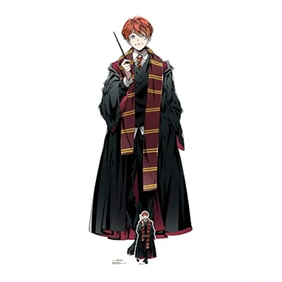 Image of Star Cutouts SC4234 Ron Weasley Anime Style Lifesize Cardboard Cutout Harry Potter Party Theme