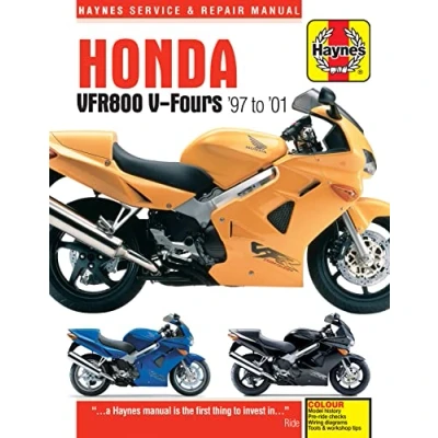 Image of Honda VFR800 V Fours (97 01) Haynes Repair Manual (Paperback)