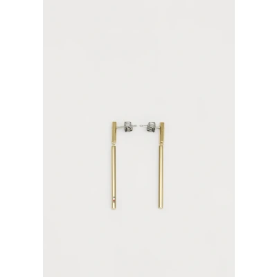 Image of Tommy Hilfiger Linear Earrings goldcoloured, Women&#039;s, Size: One Size, Gold coloured