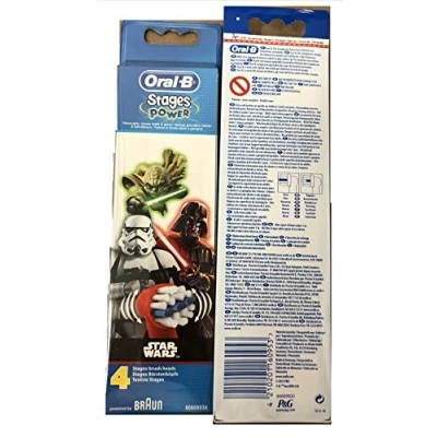 Image of Braun Oral B New Brusheads Stages 4 pack Star Wars