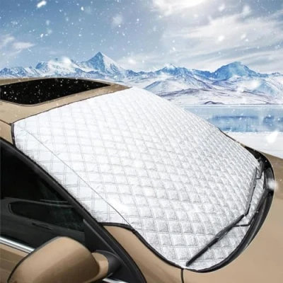 Image of Car Weather Shield For Volvo XC60 2018 2023, Windshield Magnetic Snow Cover Winter Windscreen Protector Frost Ice Guard Full Protection