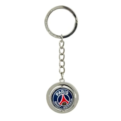Image of Paris Saint Germain Official Collection PSG Spinning Ball Keyring, Blue, One size