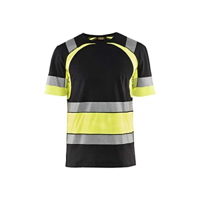 Image of Blaklader 342110309933XL High Vis T Shirt, Black/Yellow, Size XL