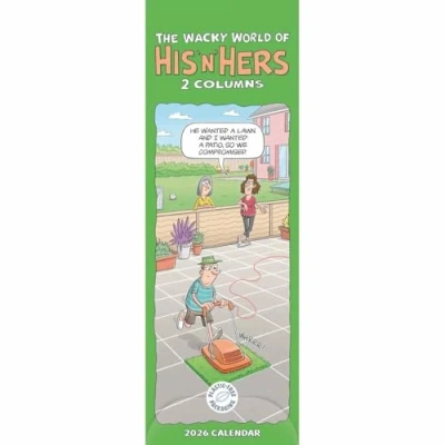 Image of Wacky World Of His &#039;N&#039; Hers Couples Slim Planner 2026
