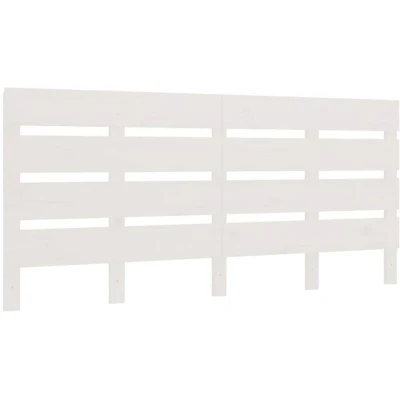 Image of vidaXL Headboard White 150x3x80 cm Solid Wood Pine