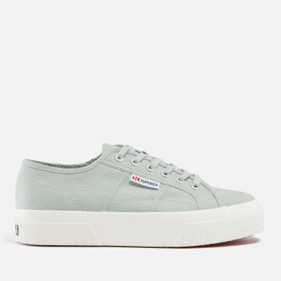 Image of Superga Women&#039;s 2740 Canvas Platform Trainers UK 3