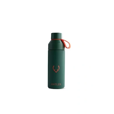 Image of Ocean Bottle x Antler Water Bottle, for Hot and Cold Drinks, 500ml, Reusable, Woodland Green