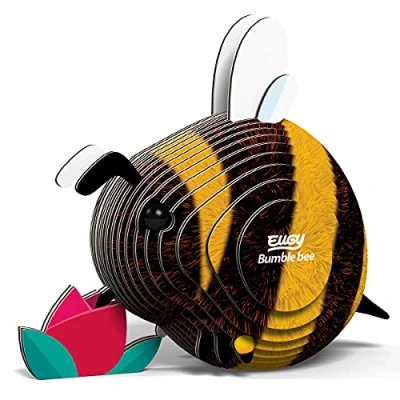 Image of EUGY Eco Friendly 3D Paper Puzzle (Bee)