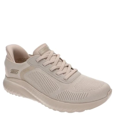 Image of Skechers Women&#039;s BOBS Squad Chaos Current Muse Sneaker, Natural, 8 UK