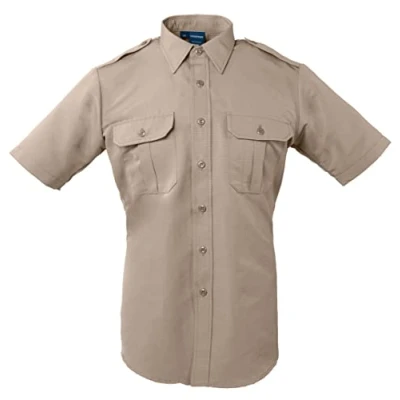 Image of Propper Men&#039;s Edgetec Tactical Short Sleeve Shirt Dress, Khaki, Large