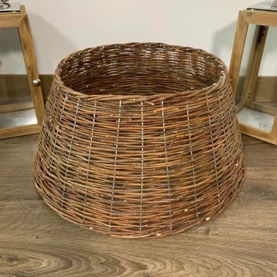 Image of Kaemingk Everlands 57cm Willow Christmas Tree Ring Brown