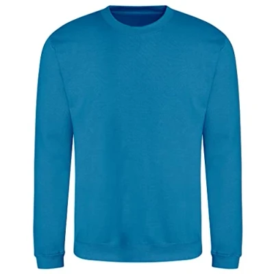 Image of AWDis Men&#039;s Sweat Sweatshirt, Blue (Sapphire Blue), XX Large