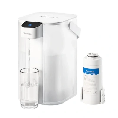 Image of Waterdrop Instant Electric Water Filter Jug with a 3 Months Filter, 3.5L Countertop System, Reduces Chlorine, Lead, Mercury, Reduce PFAS, PFOA/PFOS, 757 Litres, Blue (1 Included)
