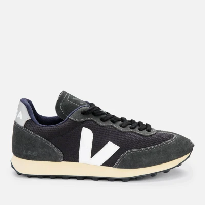 Image of Veja Unisex Mens Womens Rio Branco Alveomesh Trainers (Black / White) Size UK 3