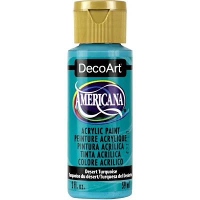 Image of Americana Acrylic Paint 2oz Desert Turquoise Opaque by DecoArt