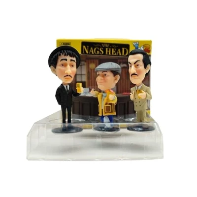 Image of Sporting Profiles Only Fools and Horses The Nags Head 4 Piece Bobble Buddies Bobblehead Box Set 1 Del Boy Boycie Mickey Pearce Bar