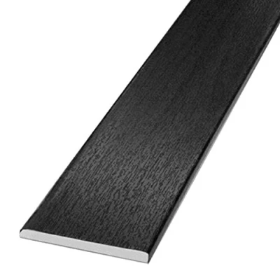 Image of Window and Door Architrave Plastic Trim Black Ash 65mm 5 Metre