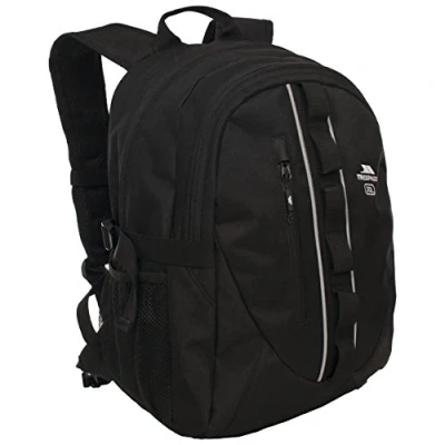 Image of Trespass Deptron Day Backpack/Rucksack (30 Litres) (One Size) (Black)