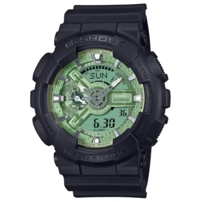 Image of Casio Men Analogue Digital Quarz Watch with Plastic Strap GA 110CD 1A3ER