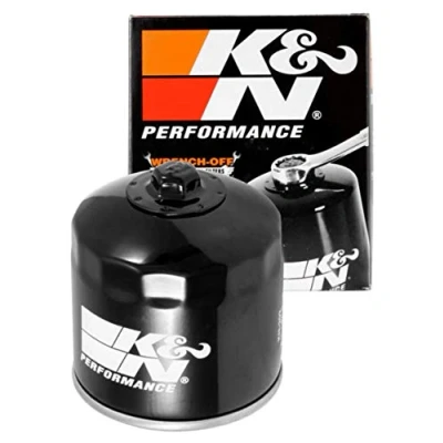Image of K&amp;N Powersports Oil Filter Spin On 83x94mm compatible with Kawasaki, Honda (KN 202)
