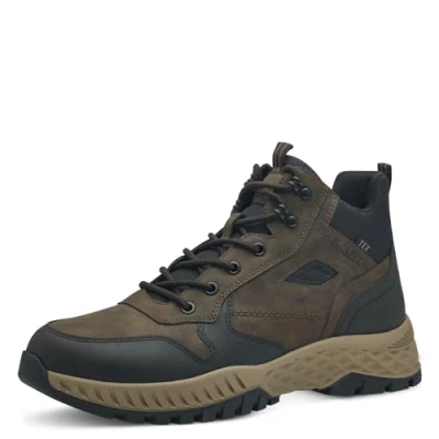 Image of s.Oliver Men&#039;s Wl Lace Boot 5 16245 43 Snow, Brown Comb, 8 UK