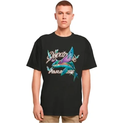 Image of Mister Tee Dopamine Paradise Oversize T Shirt, Black, XS
