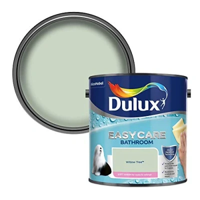 Image of Dulux Easycare Bathroom Soft Sheen Emulsion Paint for Walls and Ceilings Willow Tree, 2.5 litres (Pack of 1)