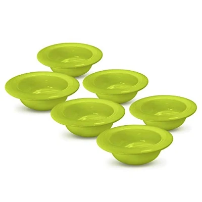 Image of Dignity by Wade Scoop Bowl Green Pack of 6