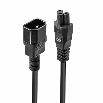 Image of Lindy 2m IEC C14 to C5 Cloverleaf Extension Cable
