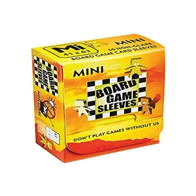 Image of Arcane Tinmen ApS ART10425 Board Sleeves 41x63mm Kartenspiel Hülle/Mini/Blendfrei Card Game, Clear Non Glare, 41 x 63 mm