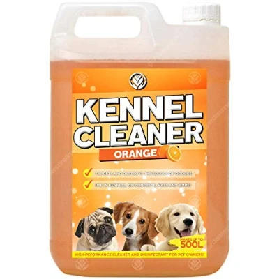 Image of GardenersDream Kennel Cleaner 1 x 5L Professional Safe Dog Cat Pet Odour Remover and Disinfectant 5 Litre Fragrance Fresh Concentrate 2 in Simply Mix Spray Solution (Orange)
