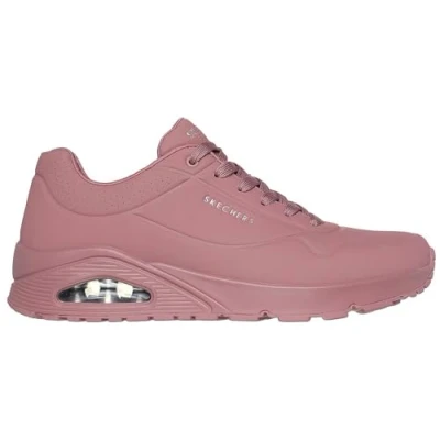 Image of Skechers Men&#039;s Uno Stand on Air Trainers, Ash Rose Durabuck Mesh, 9 UK