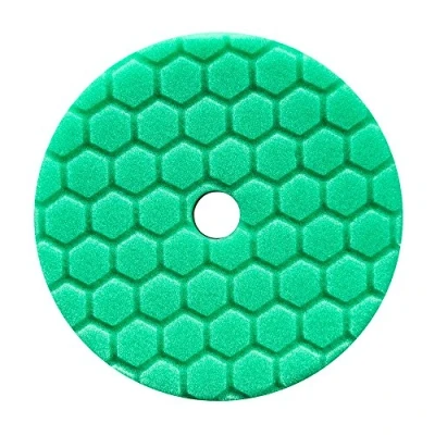 Image of Chemical Guys Hex Logic Quantum 140mm 5&quot; Green Heavy Polishing Pad Polish