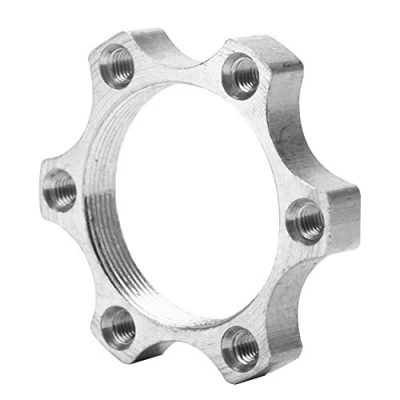 Image of Alomejor 10PCS Bicycle Freewheel Threaded Hubs Disc Brake Rotor 6 Bolt Adapter Part (44mm)