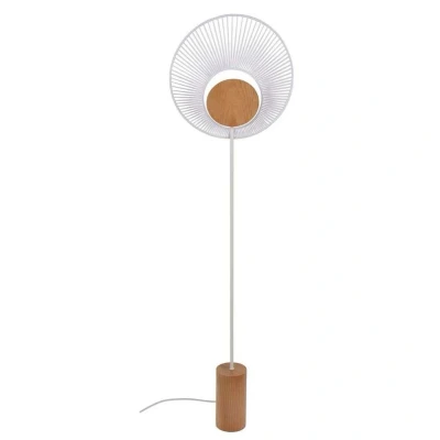 Image of Forestier Oyster designer floor lamp, white