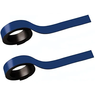 Image of Maul 65203 37 (W) 10 mm x (L) 1000 Magnetic Strip, Blue